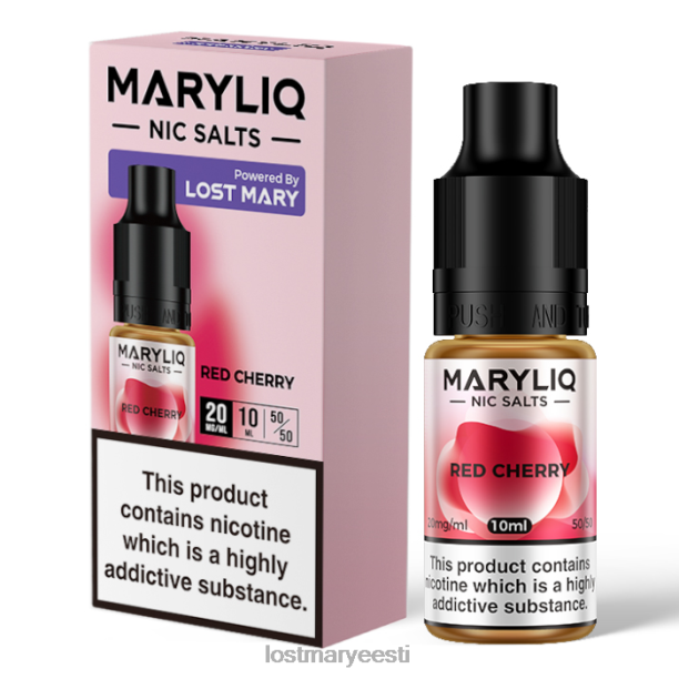 Lost Mary Flavours New - kadunud mary maryliq nic soolad - 10ml punane 24N60224