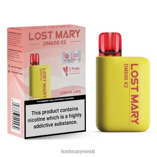 Lost Mary Flavours New - kadunud mary dm600 x2 ühekordne vape sidruni laim 24N60194