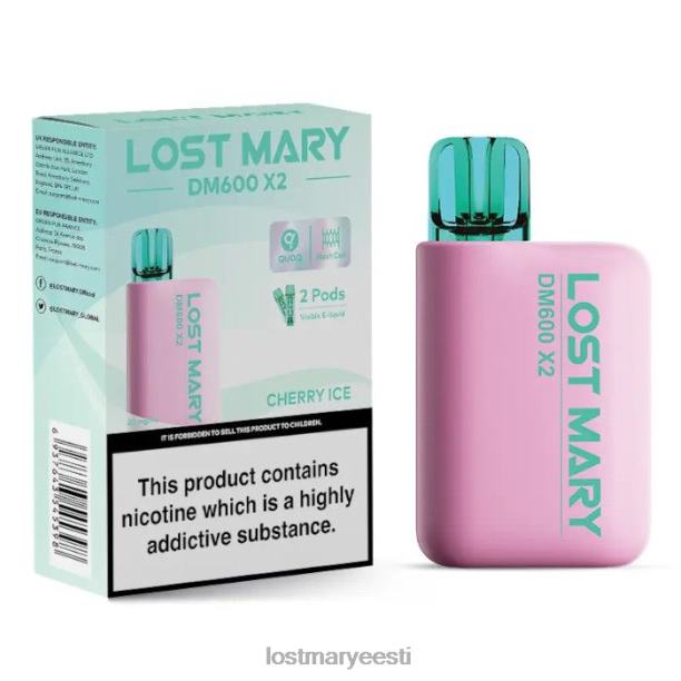 Lost Mary Vape EU - kadunud mary dm600 x2 ühekordne vape kirsijää 24N60203
